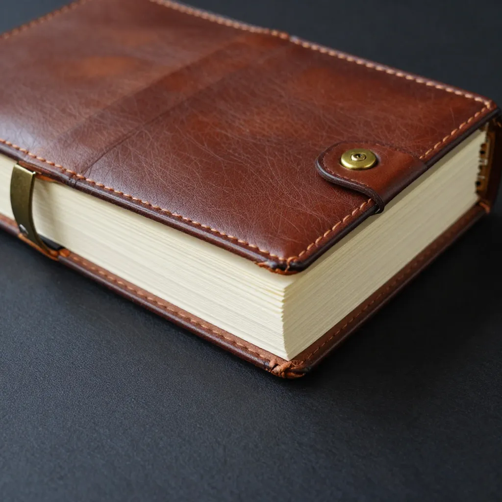 Diario personalizado con encuadernación copta